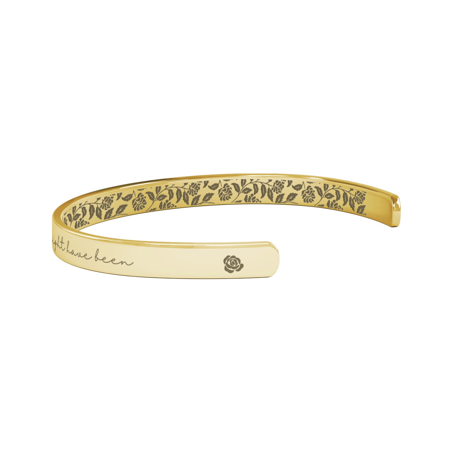 George Eliot Never Too Late Cuff Bracelet