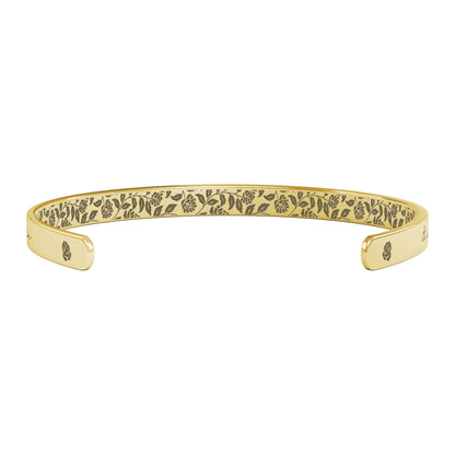 George Eliot Never Too Late Cuff Bracelet