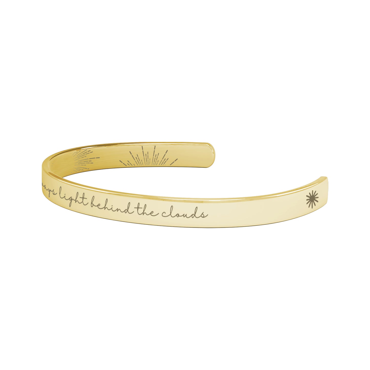 Louisa May Alcott Light Cuff Bracelet