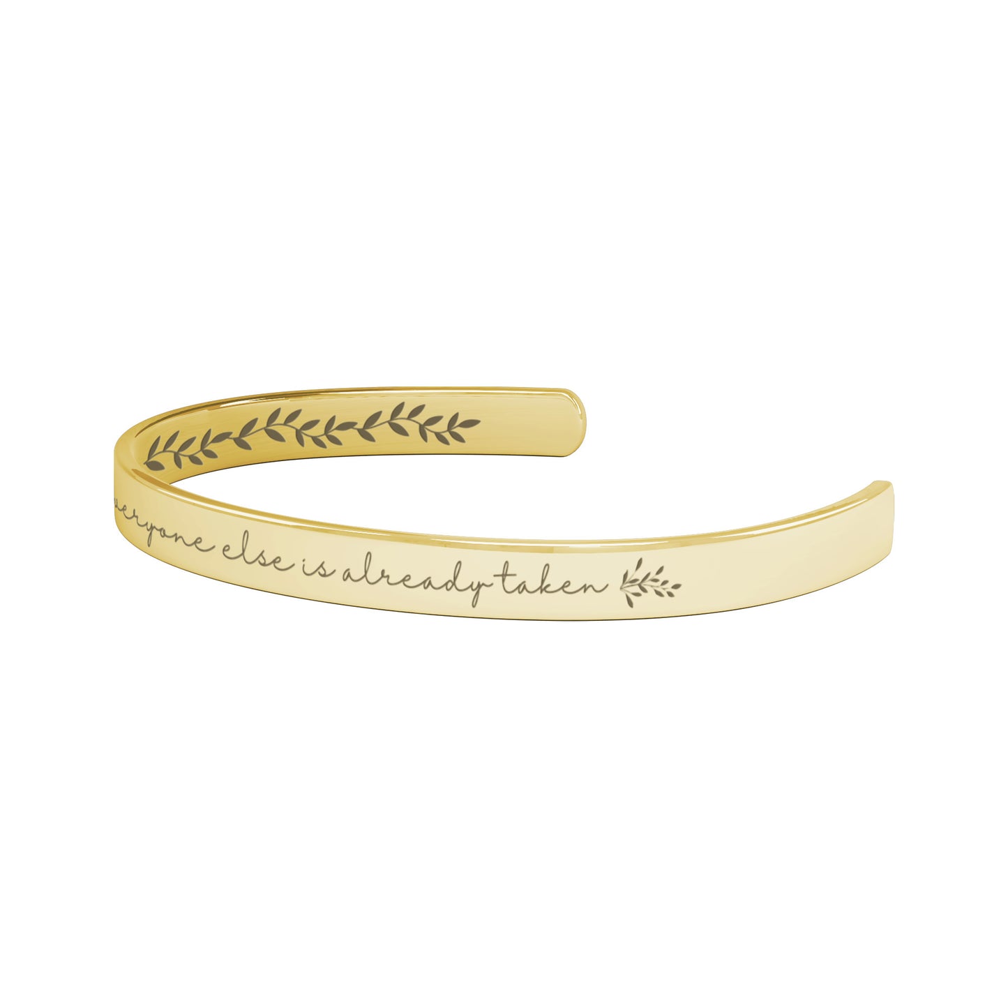Oscar Wilde Be Yourself Cuff Bracelet
