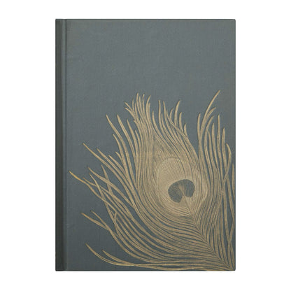 Peacock Feather Hardcover Notebook