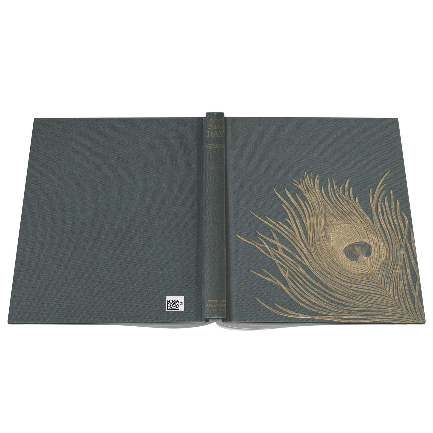 Peacock Feather Hardcover Notebook