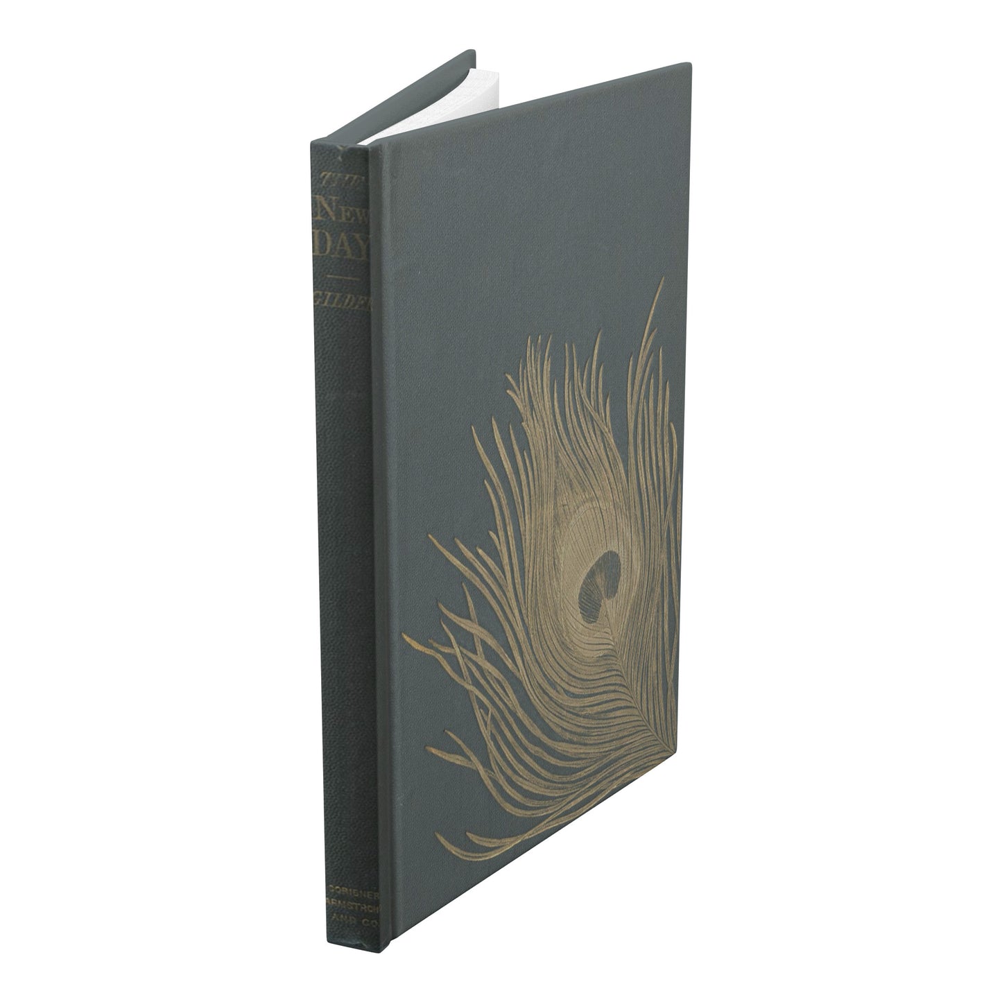 Peacock Feather Hardcover Notebook